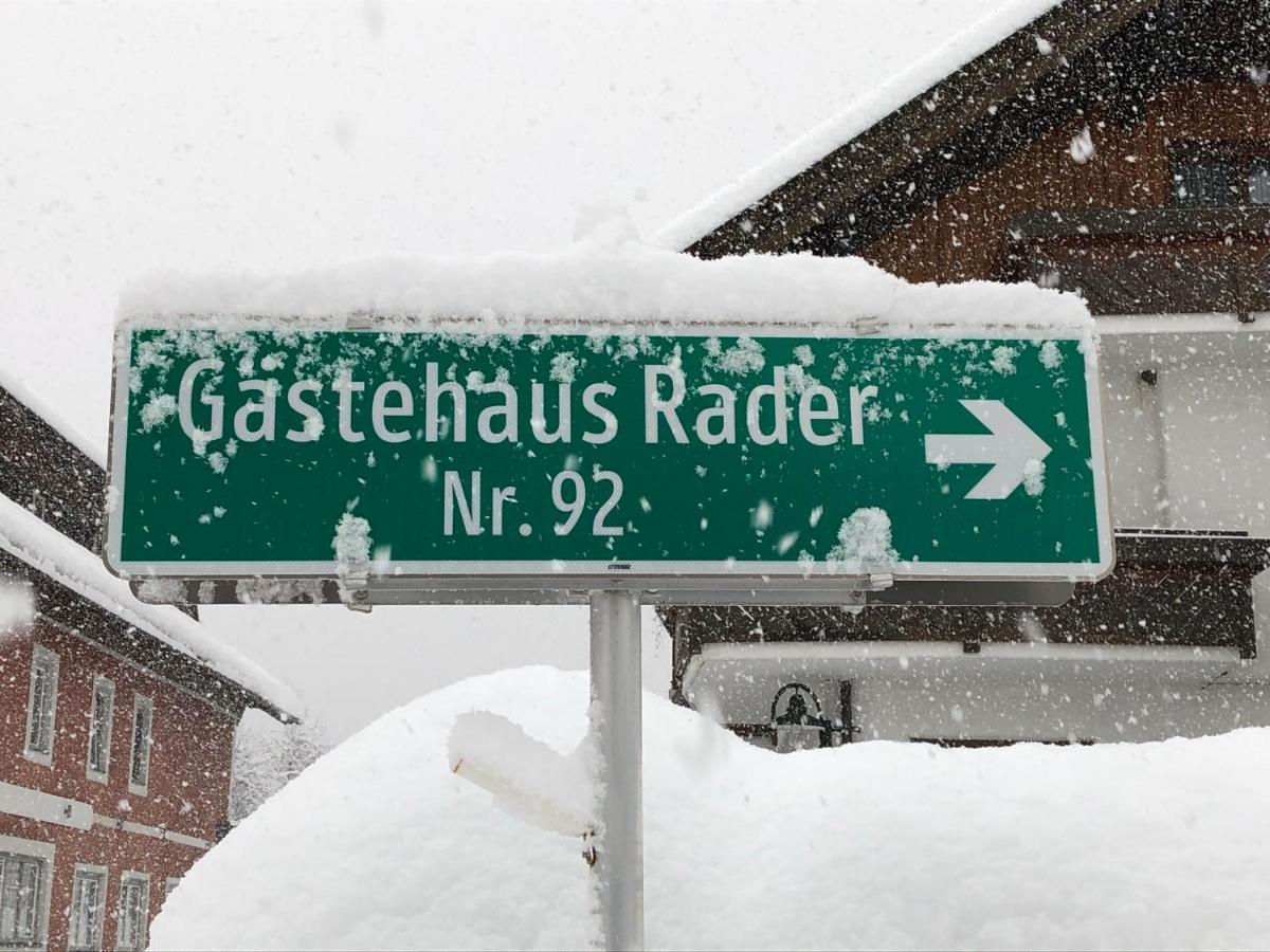 Gaestehaus Rader Weissbriach Eksteriør billede